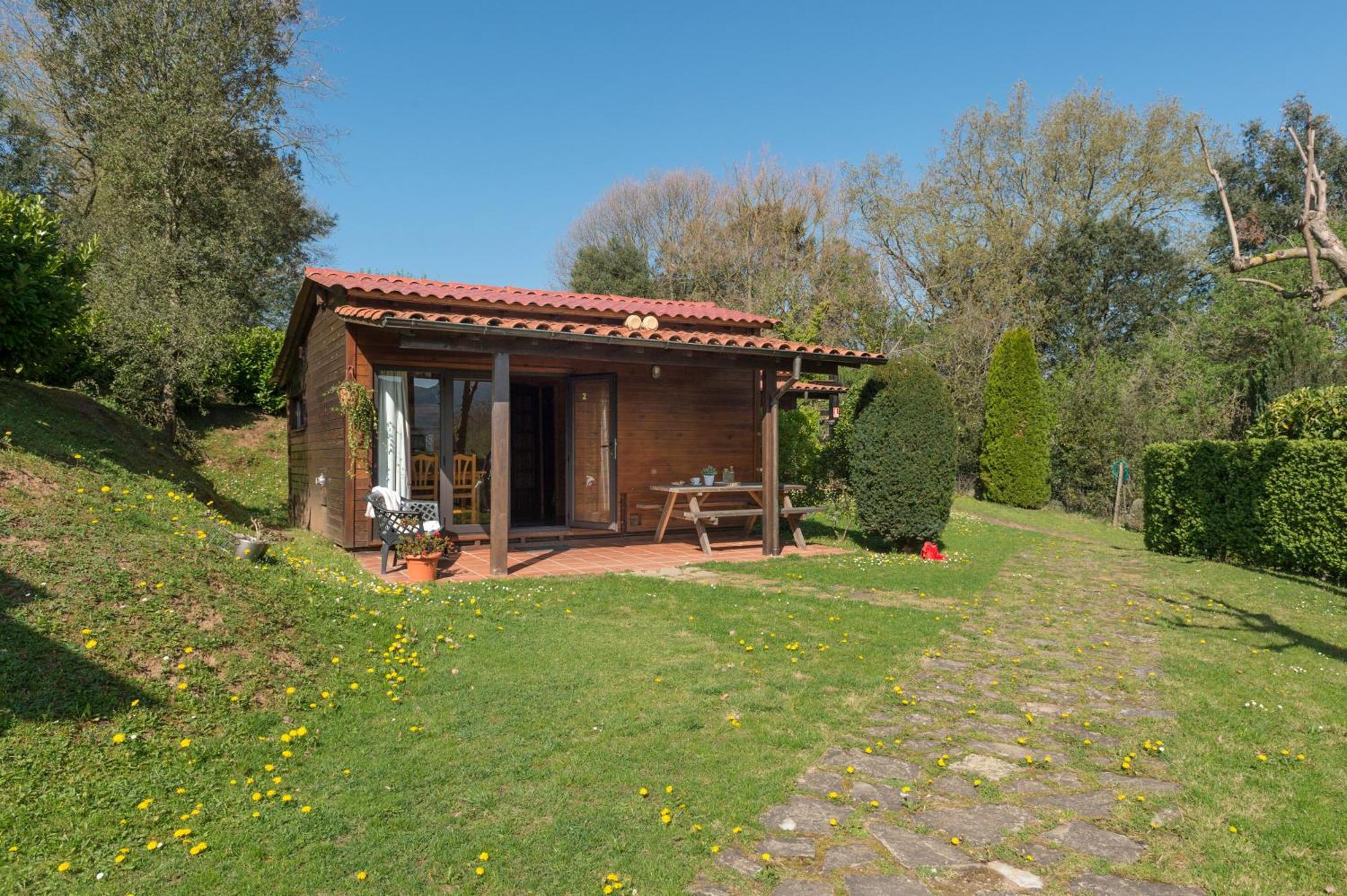 Camping Ecologic Lava Santa Pau Exteriér fotografie